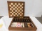 DRUEKE WOODEN BOARD GAME SET