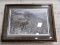 1989 FRAMED MICHAEL STEVE DEER PRINT - SIGNED & NUMBERED