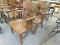 (2) VINTAGE OAK OFFICE / LIBRARY CHAIRS