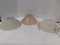 (3) ANTIQUE CELING LIGHT SHADES