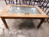 HANDMADE LEAD GLASS SHADOWBOX COFFEE TABLE