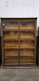 ANTIQUE GUNN SECTIONAL ANTIQUE OAK BARRISTER BOOKCASE