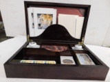 ENCRE FOUNTAIN PEN STATIONARY SET IN WOODEN BOX