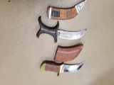(2) HUNTING KNIVES - ONE UNMARKED & ONE MADE IN SPAIN