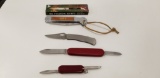 (4) VARIOUS POCKET KNIVES