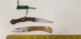 (2) POCKET KNIVES & A JOHN DEERE MULTI TOOL