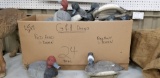 (24) G&H DUCK DECOYS - 12 RED HEAD & 12 RING NECK