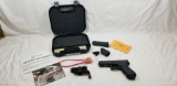 GLOCK MODEL 22 GEN 4 .40 CAL PISTOL W/ CASE, EXTRA GRIPS & (2) 15RD MAGAZINES