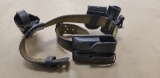 SAFARILAND POLICE BELT W/ HOLSTER, MACE, HANDCUFF & AMMO POUCHES