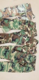 (3) PAIRS SMALL REGULAR CAMO PANTS PLUS ONE FADED PAIR