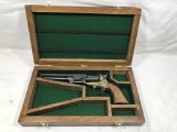 IEG NAVY MODEL PNXXI .36 CAL BLACK POWDER REVOLVER W/ WOOD CASE