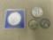 (4) VINTAGE SILVER COINS