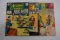 (4) GOLDEN AGE ACTION COMIC BOOKS