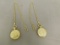 (2) GOLD TONE POCKET WATCHES W/ CHAIN
