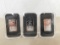 (3) QUARTER TROY OUNCE .999 FINE SILVER BARS