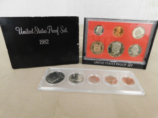 1982 U.S. PROOF SET & 1973 COIN SET