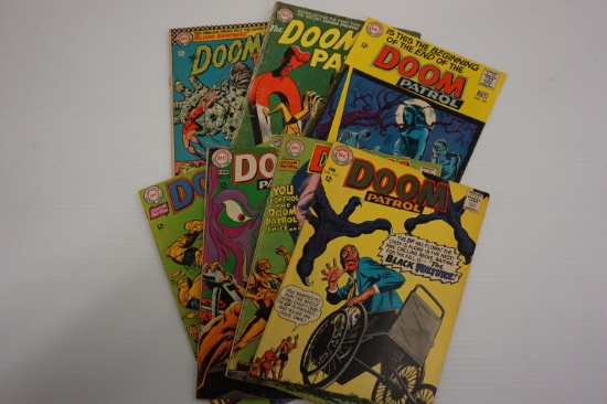 (7) DOOM PATROL DC COMIC BOOKS