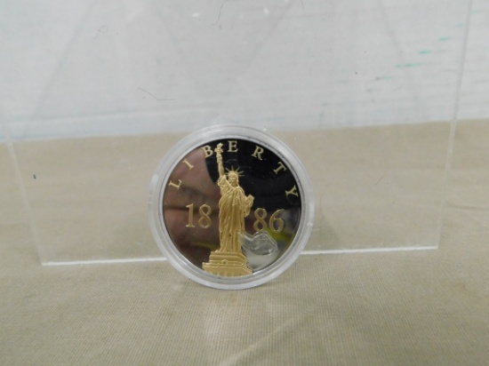 125 YEARS OF LIBERTY COMMEMORATIVE PROOF COIN