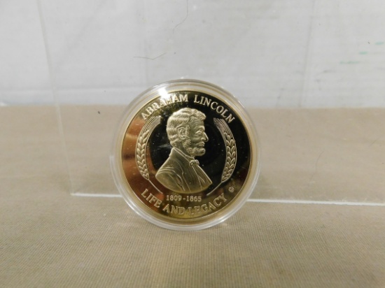 ABRAHAM LINCOLN LIFE & LEGACY COMMEMORATIVE COIN