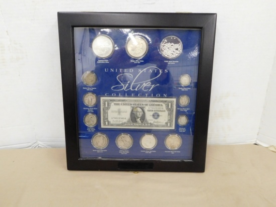 FRAMED UNITD STATES SILVER COLLECTION