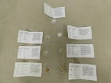 (7) MISC. MINI GOLD COINS