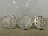 (3) MORGAN SILVER DOLLARS