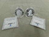 (2) AMERICAN MINT COMMEMORATIVE COINS