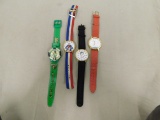 (4) ASSSORTED CHARACTER WRIST WATCHES