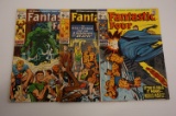 (3) FANTASTIC FOUR SILVER AGE COMIC BOOKS