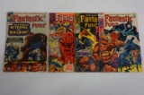 (4) FANTASTIC FOUR SILVER AGE COMIC BOOKS