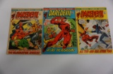 (3) DAREDEVIL COMIC BOOKS (1972)