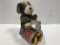 VINTAGE ALPS TOYS BATTERY OPERATED DRUMMING DOG