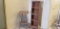 WOODEN 4 SHELF STAND & SPINDLE LEG PLANT STAND