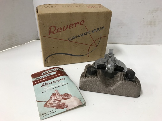 VINTAGE REVERE AUTOMATIC OVERLAP FILM SPLICER