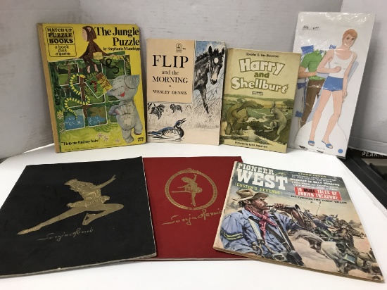 SEVERAL VINTAGE BOOKS & MAGAZINES ALSO KEN PAPER DOLLS