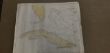 1939 ATLANTIC COAST, STRAITS OF FLORIDA AND APPROACHES MAP