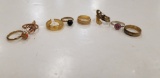 (8) ASSORTED FASHON JEWELRY RINGS