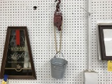 SMALL PULLEY W/ GALVANIZED BUCKET