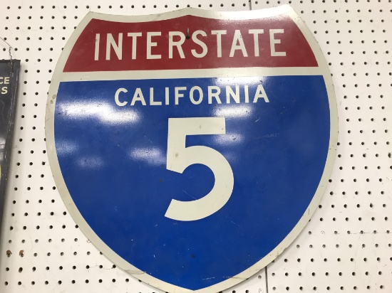 INTERSTATE 5 CALIFORNIA ROAD SIGN