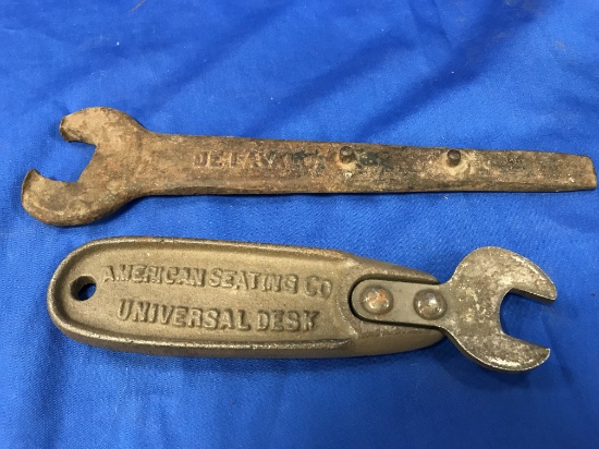 DE LAVAL & AMERICAN SEATING CO. UNIVERSAL DESK WRENCH