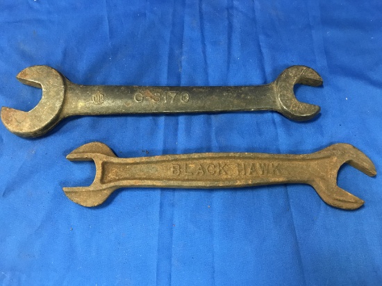INTERNATIONAL HARVESTER  G-3170 & BLACK HAWK M167 OPEN END WRENCHES