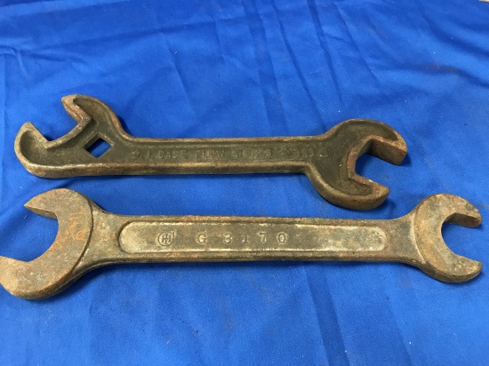 J.I. CASE PLOW WORKS & INTERNATIONAL HARVESTER OPEN END WRENCHES
