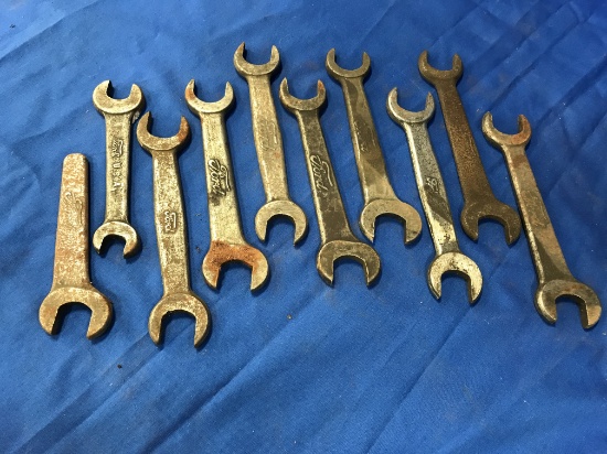(10) ASSORTED FORD WRENCHES