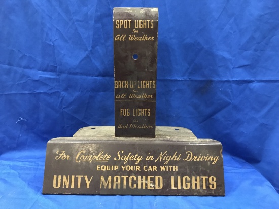 UNITY MATCHED AUTO LIGHT DISPLAY SIGN