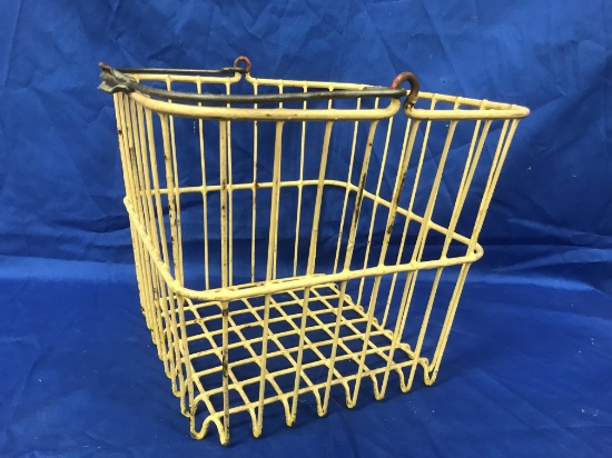 SQUARE RUBBER COATED WIRE EGG BASKET