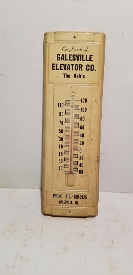 GALESVILLE ELEVATOR CO. OUTSIDE THERMOMETER