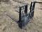 SKID LOADER MOUNTED PALLET FORKS