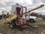 NEW HOLLAND 352 GRINDER MIXER W/ SIDE TABLE & SCALES