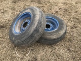 (2) 11L-15 IMPLEMENT TIRES ON 6 BOLT RIMS