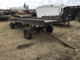 SHOP BUILT 24FT FORKLIFT RAMP ON RUNNING GEAR